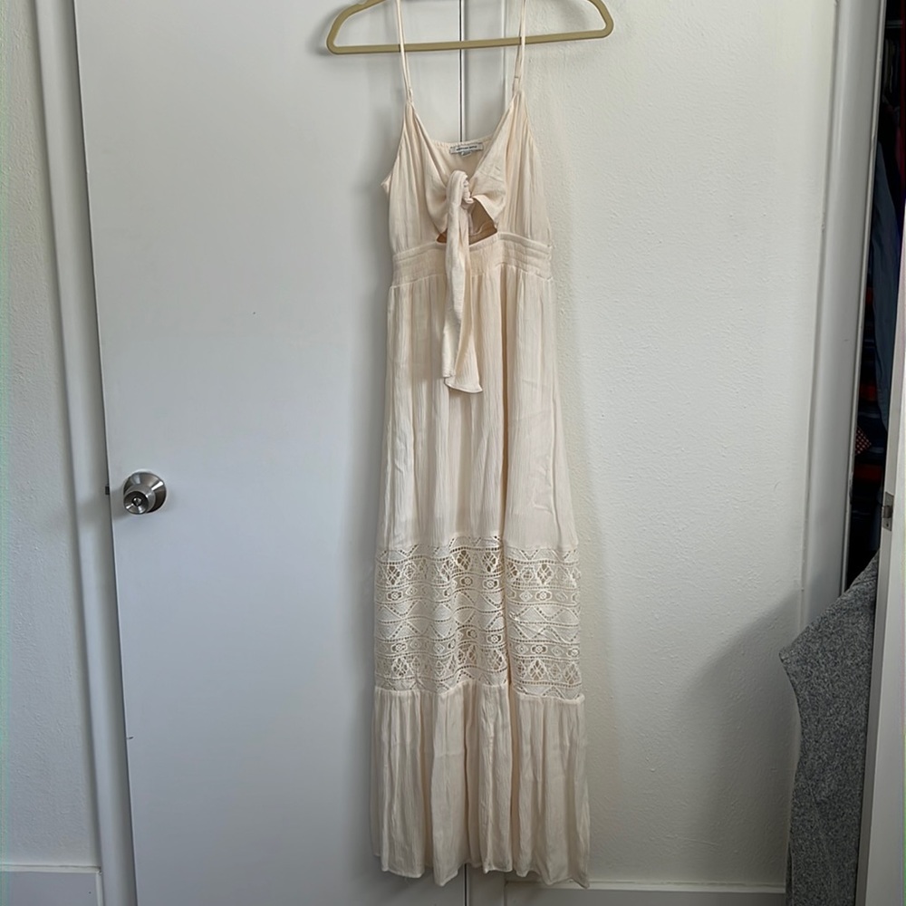 American eagle white summer maxi dress